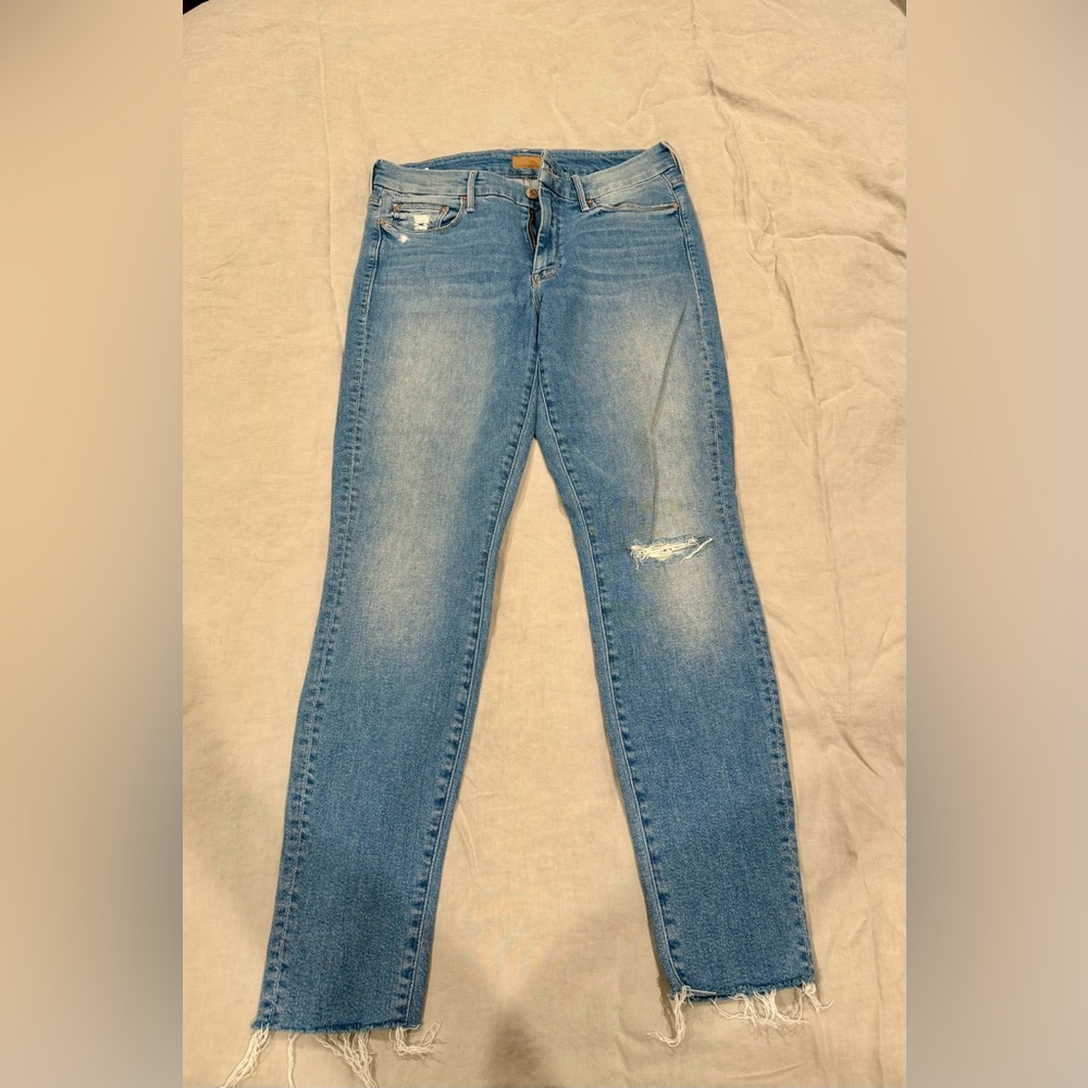 Mother Loker Ankle Fray size:30